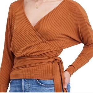 Free People East Coast Wrap Top